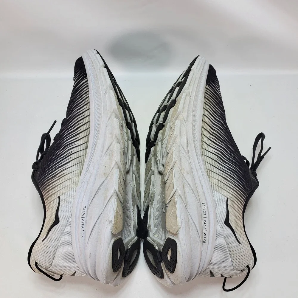 HOKA‎ Rincon 3 Women's Size 8.5B Black White Running Shoes W Rincon 3
